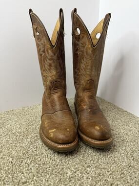 Double-H Boot Company Boots Womens Size 7 Brown Leather Western Roper DH5159